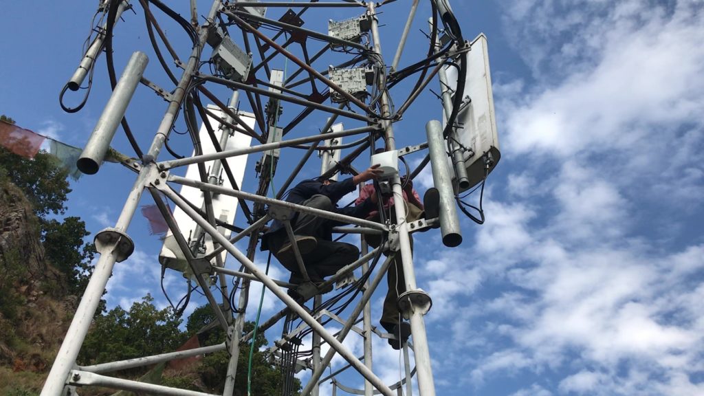 Installation on scaffold