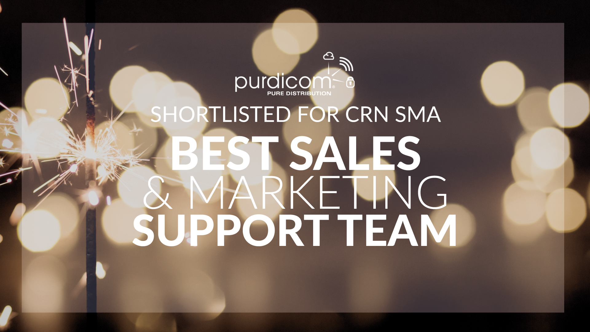 Purdicom shortlisted for CRN SMA ‘Best Sales & Marketing Support Team’