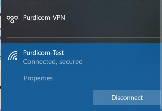 Purdicom VPN Test - WatchGuard Remote Working with IKEv2 VPN