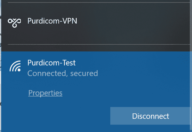 Purdicom VPN Test - WatchGuard Remote Working with IKEv2 VPN