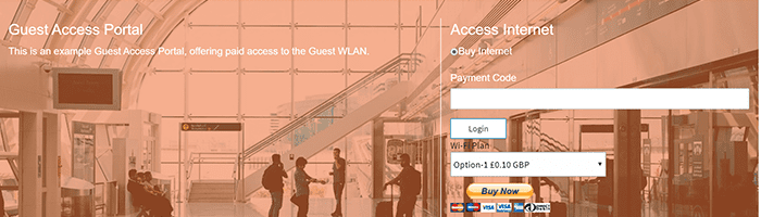 cnMaestro Guest Access Payment Portal