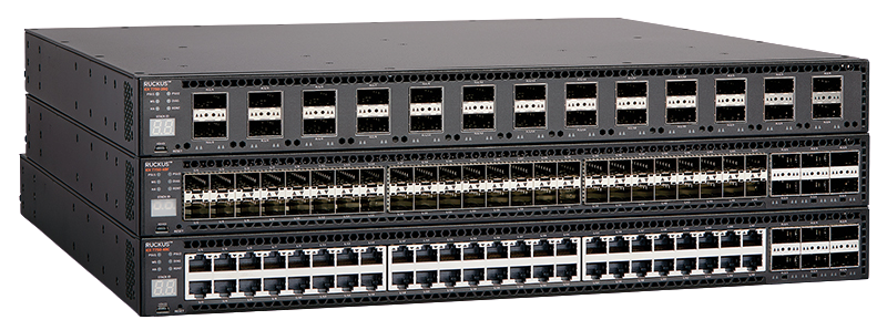 brocade switches-ruckus switches-icx7750-aggregation switches-multi chassis trunking mct-long distance stacking-commscope