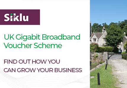 Siklu Gigabit Voucher Scheme rural broadband connectivity grants programme uk government
