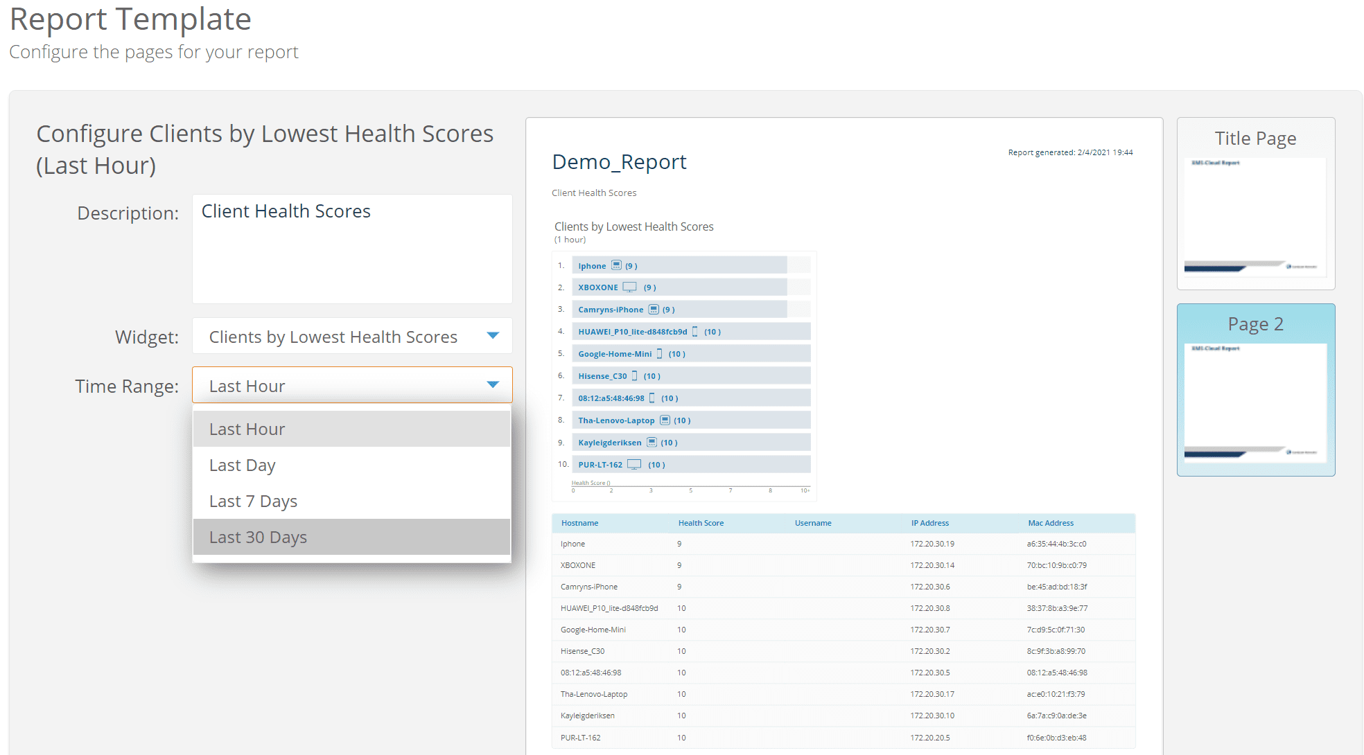 Cambium XMS Cloud Creating Reports 3