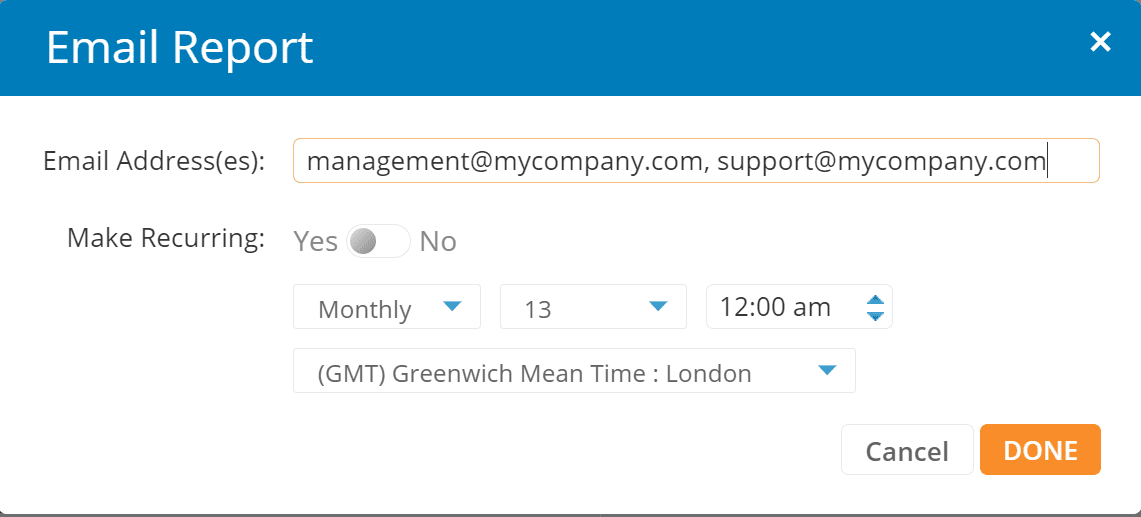 Cambium XMS Creating Reports 7 Cambium XMS Cloud Creating Reports 7