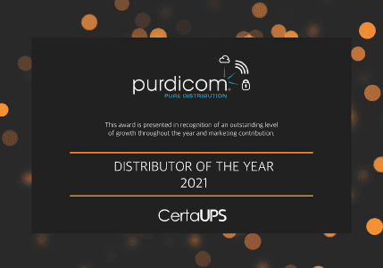 Certa UPS Distributor of The Year