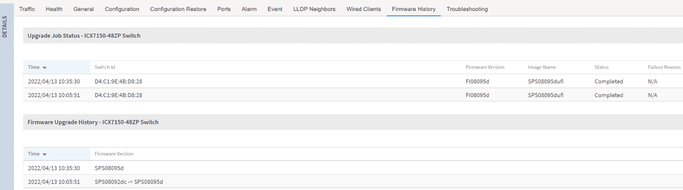 Ruckus SmartZone Firmware History