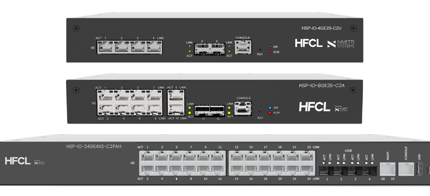 IO by HFCL Commercial Access Switches 4 8 and 24 port HSP-IO-8GES2S