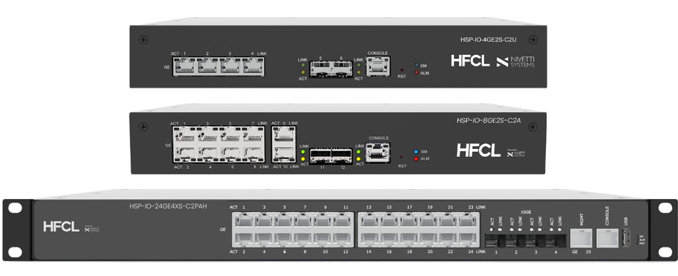 IO by HFCL Commercial Access Switches 4 8 and 24 port HSP-IO-8GES2S