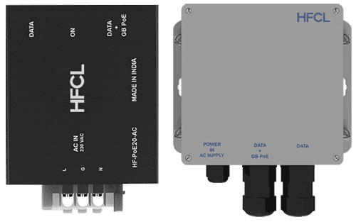 IO by HFCL Indoor & Outdoor PoE Injectors POE20 Distributor