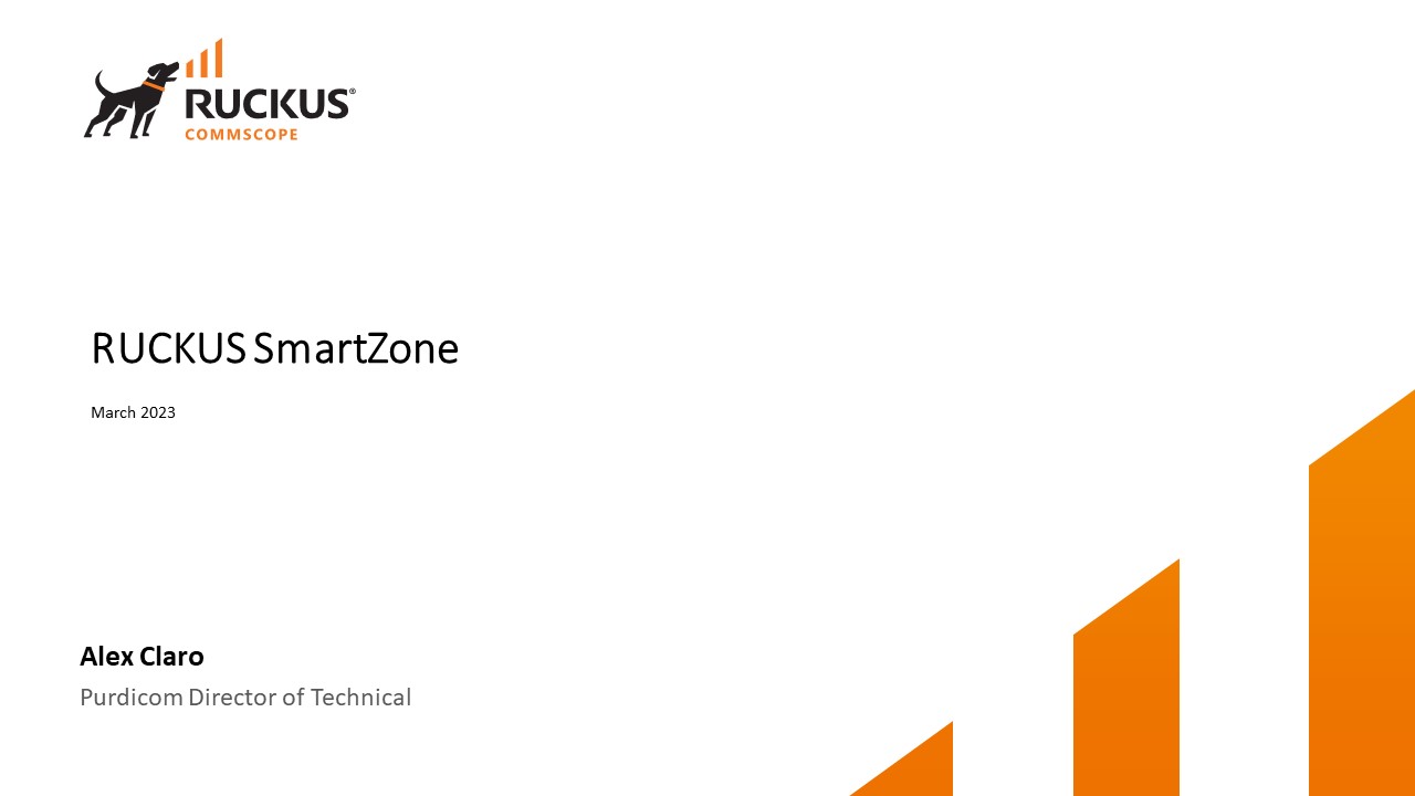 RUCKUS SmartZone: Network setup & management