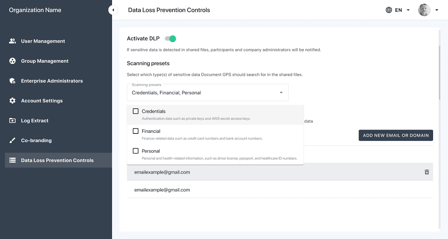 ShelterZoom Data Loss Prevention